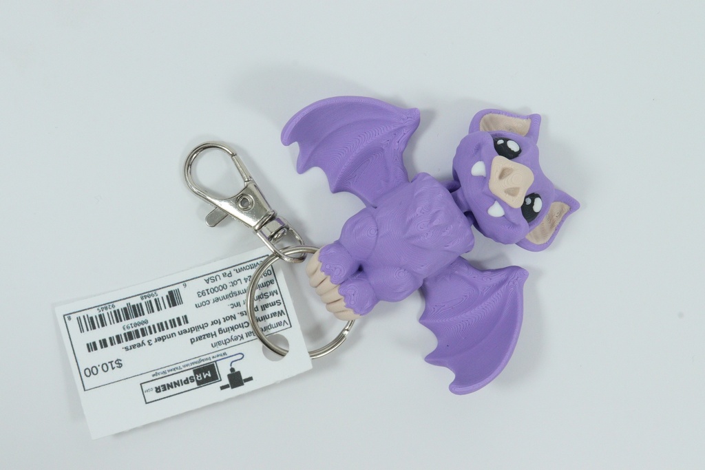 Vampire Bat Keychain