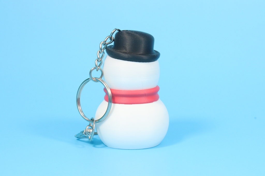 Snowman Keychain