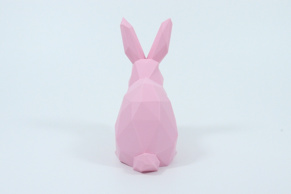 Low Poly Rabbit Statue