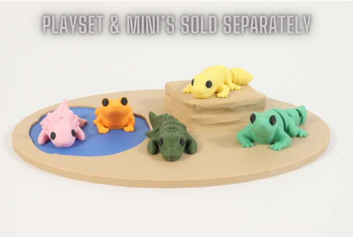 Reptile & Amphibian Mini Playset