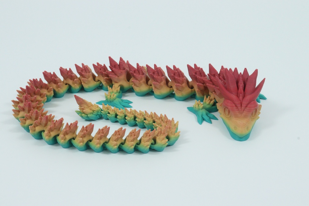 Crystal Dragon (Candy Rainbow, Small, Without Egg)