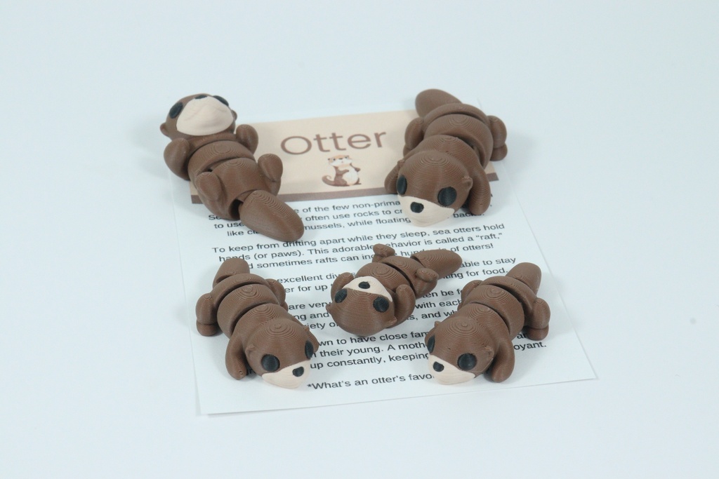 Adventure Minis Otter Family Set