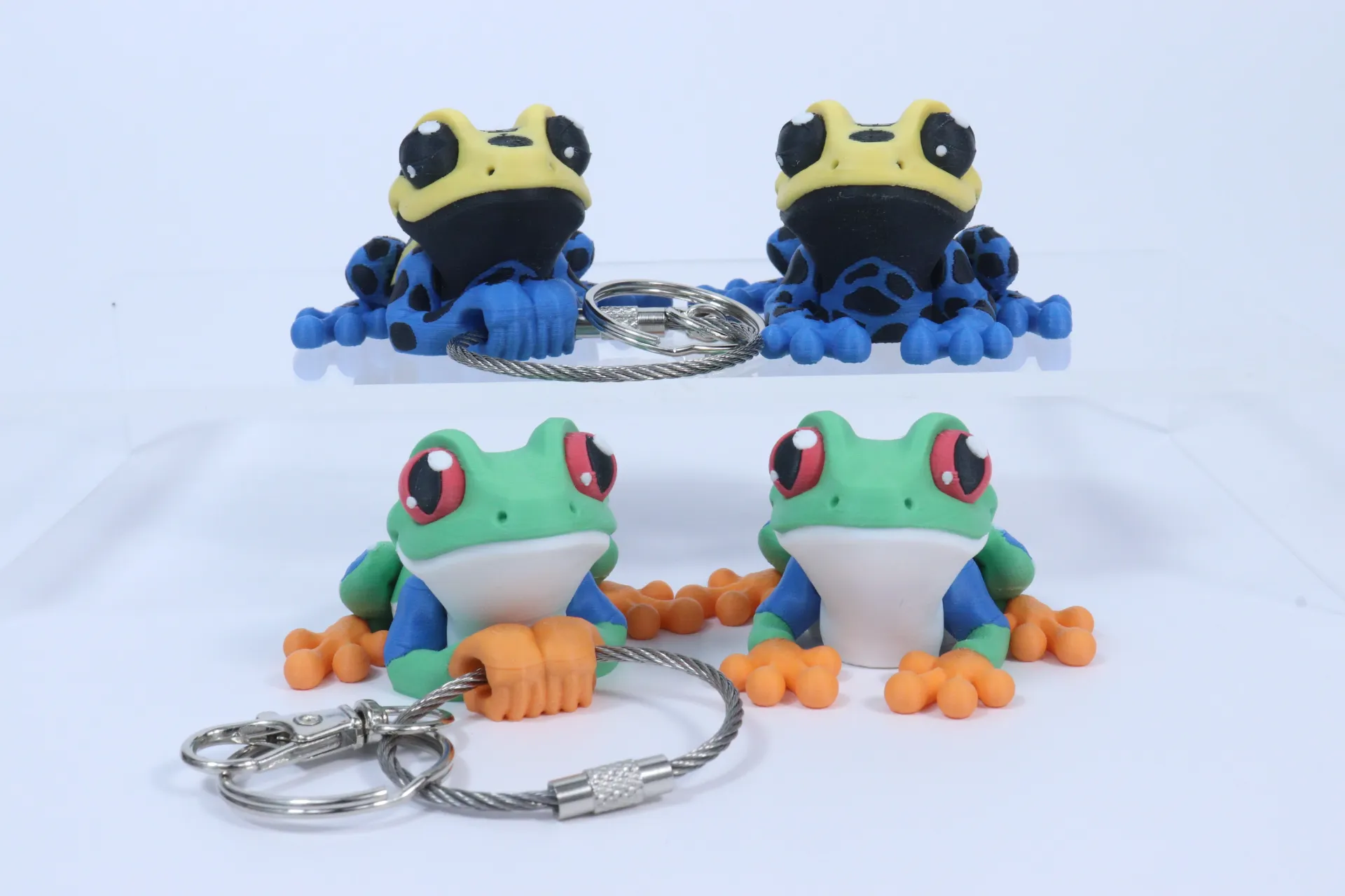 Fidget Friends - Frog (Tree Frog, Without Keychain)