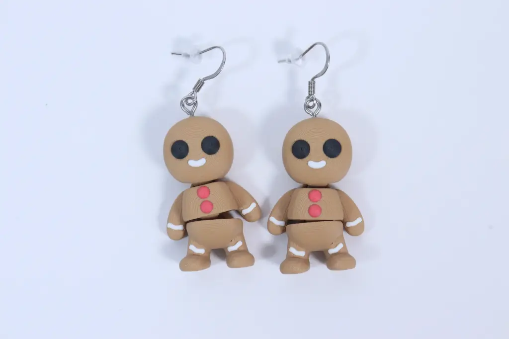 Adventure Minis - Gingerbread Man Earrings