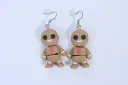 Adventure Minis - Gingerbread Man Earrings