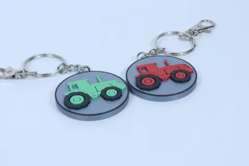Tractor Keychain